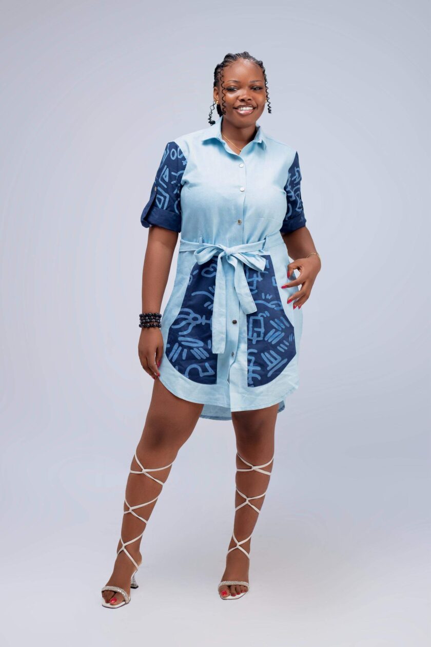 Etana jean dress 01 - Image 2