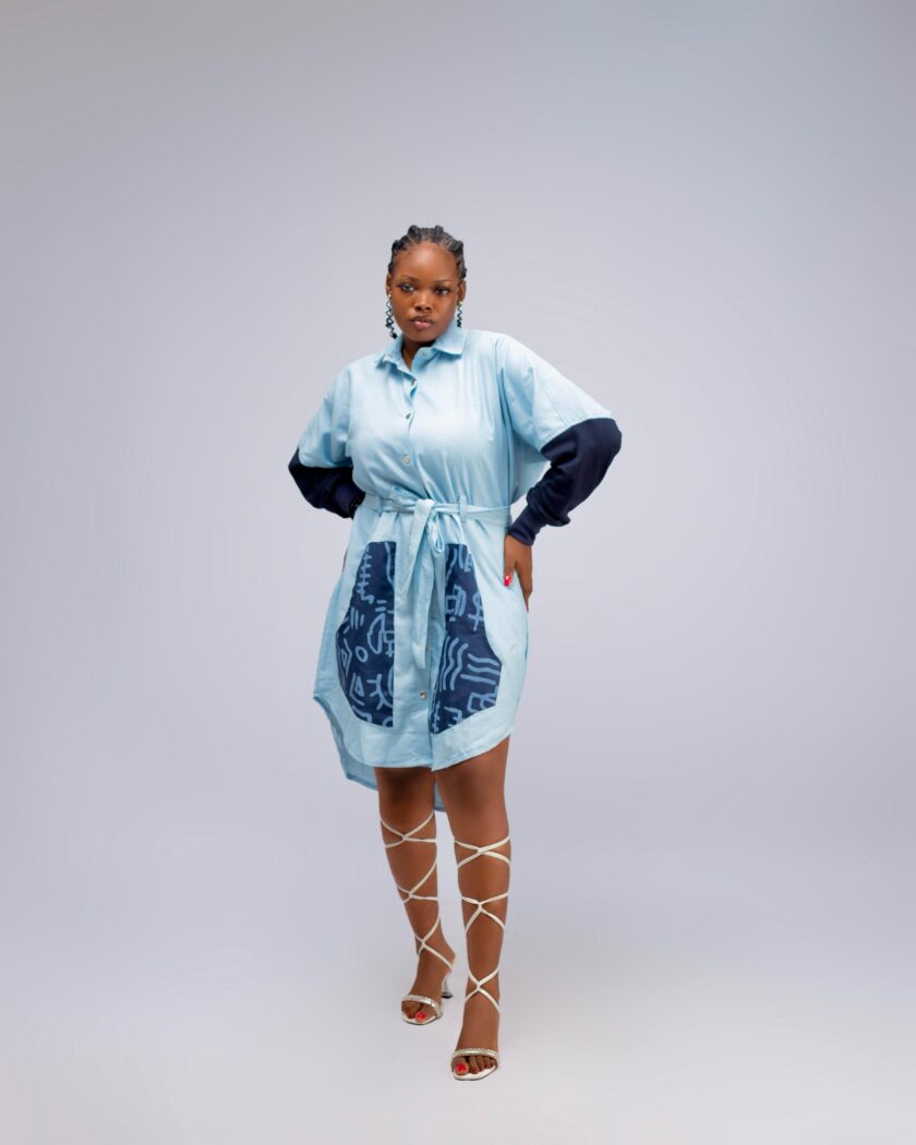 Etana jean dress 02 - Image 3