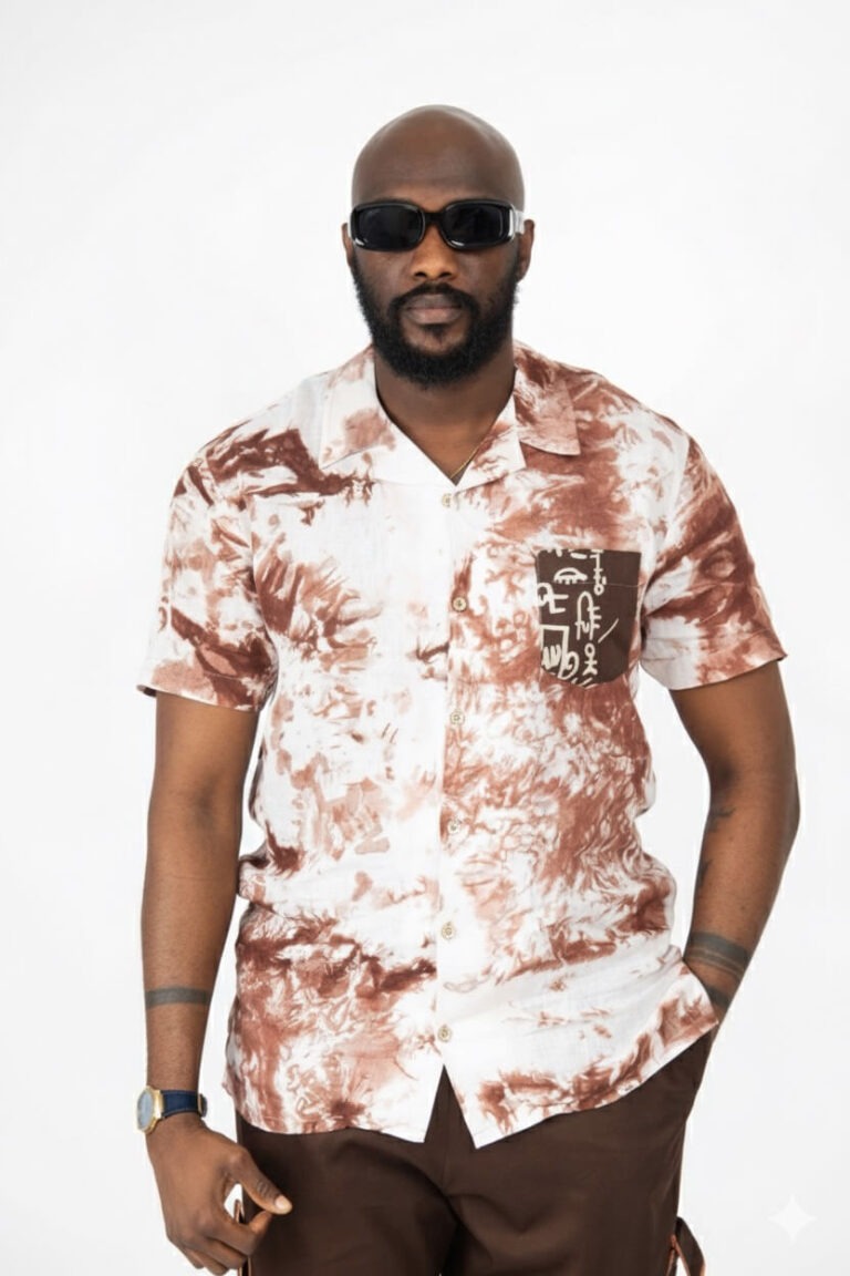 TLCA ADIRE LAPEL SHIRT