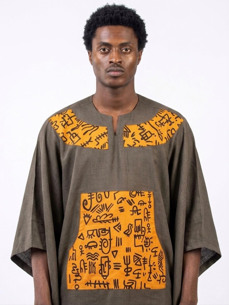 COMC-CULTURAL CIPHER AGBADA - Image 3